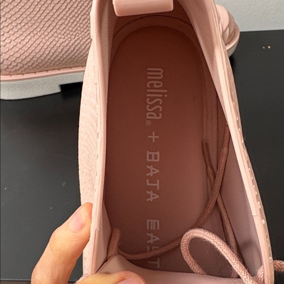 Melissa + Baja East desert Python Chukka Boot lace up snake textured pink US6 - Picture 11 of 11